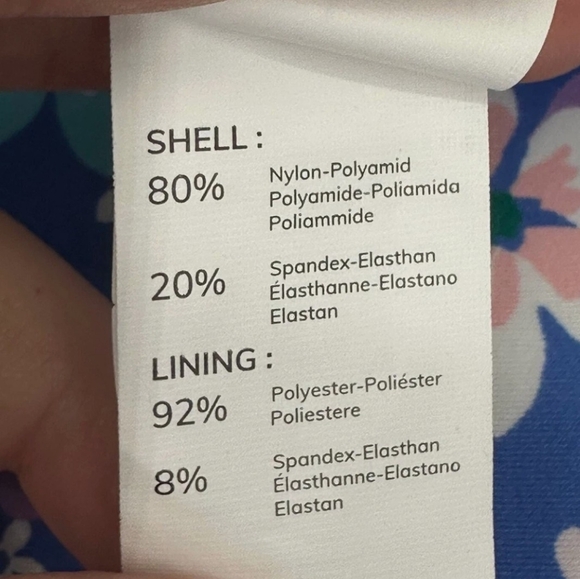 NWT Cupshe Floral Print Front Zip Rashguard One Piece Swimsuit - Picture 10 of 11